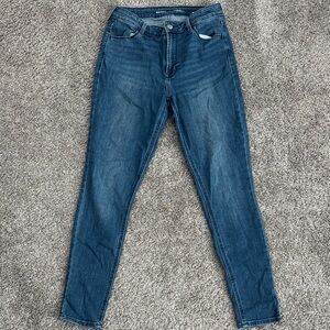 Old Navy High Rise Super Skinny Jeans Dark Wash Denim